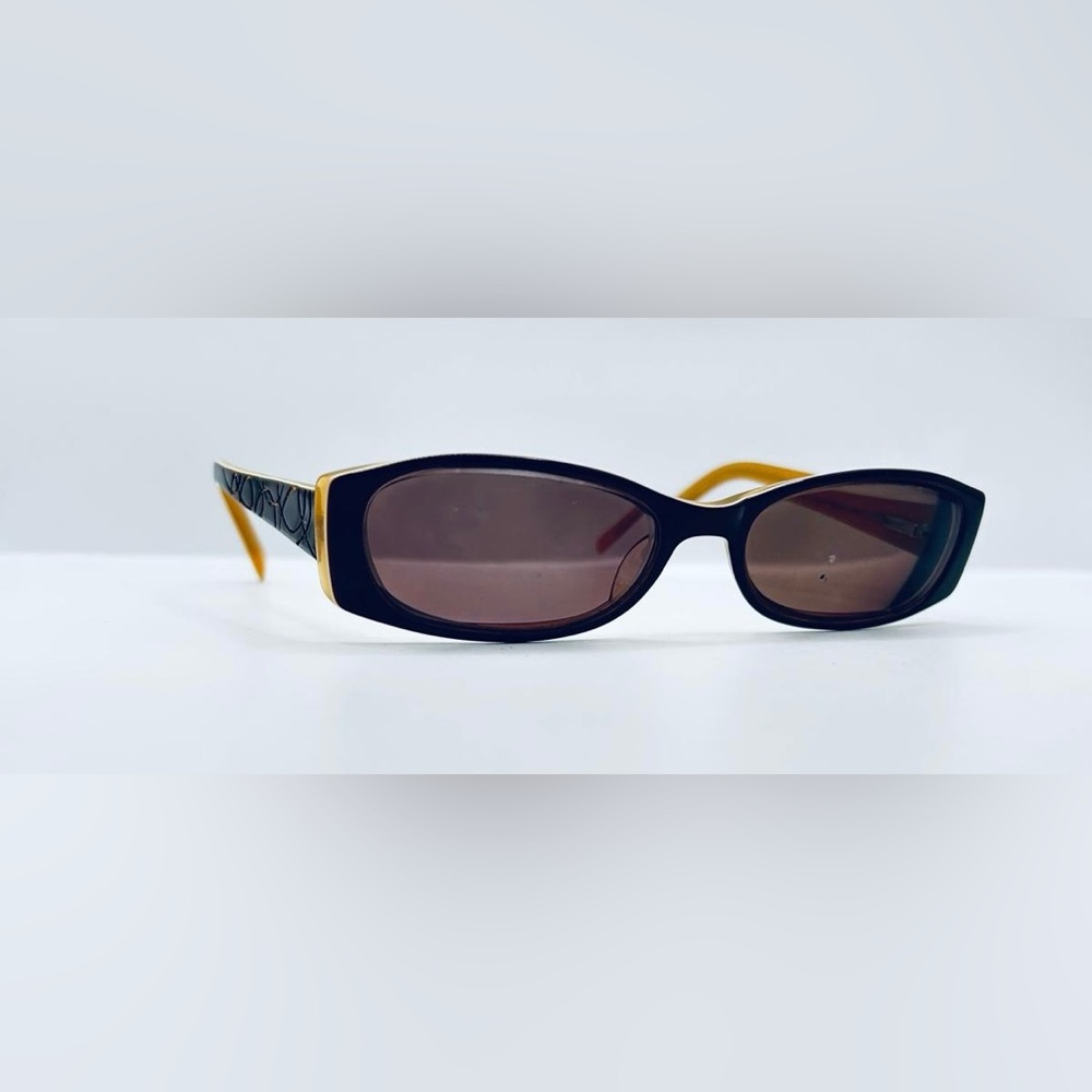 Cosmopolitan Brown Oval Sunglasses Frames Only